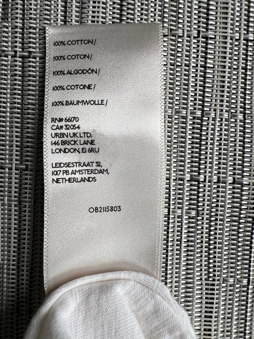Anthropologie Maeve White Graphic Tee London Small - Picture 5 of 8